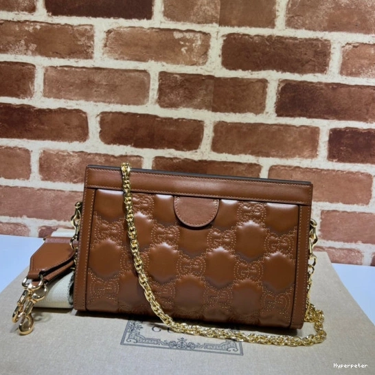 Hyperpeter GG shoulder bag leather GUCCI matelassé 0801